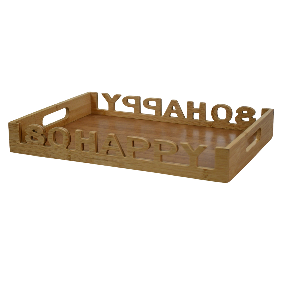 Bamboo So Happy Tray
